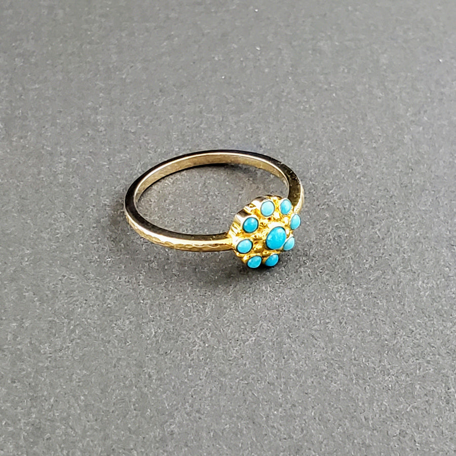 TURQUOISE GOLD RING