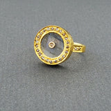 SUN LABRADORITE GOLD RING