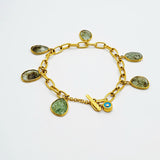 BERYL GOLD LINKS BRACELET