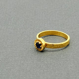 SAPPHIRE GOLD RING