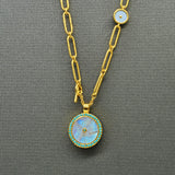 SUN SYMBOL GOLD NECKLACE