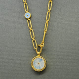 SUN SYMBOL GOLD NECKLACE
