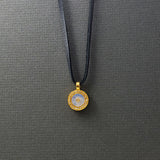 SUN CHOKER MOONSTONE NECKLACE