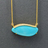 TURQUOISE GOLD NECKLACE