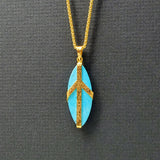 TURQUOISE GOLD NECKLACE