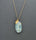 AQUAMARINE GOLD NECKLACE
