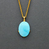TURQUOISE GOLD NECKLACE