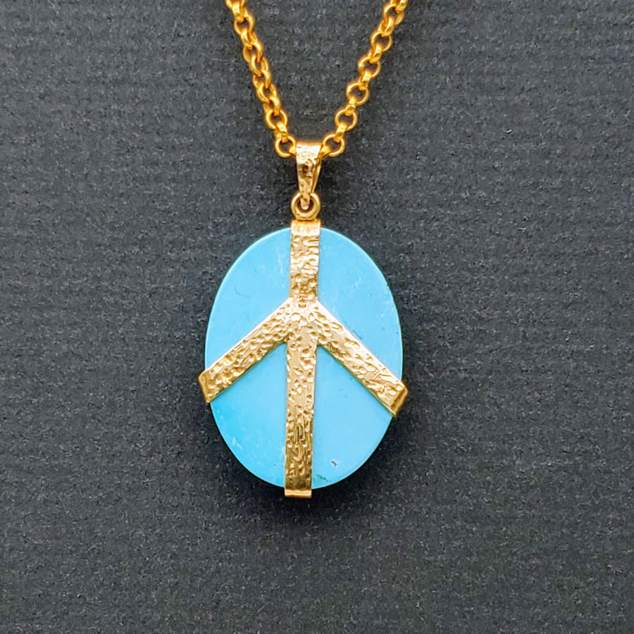 TURQUOISE GOLD NECKLACE