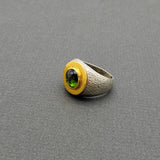 GREEN TOURMALINE GOLD RING