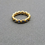 SAPPHIRE GOLD RING