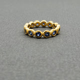 SAPPHIRE GOLD RING
