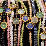 BEADED MACRAME BRACELET