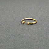 OPEN BAND DIAMOND RING