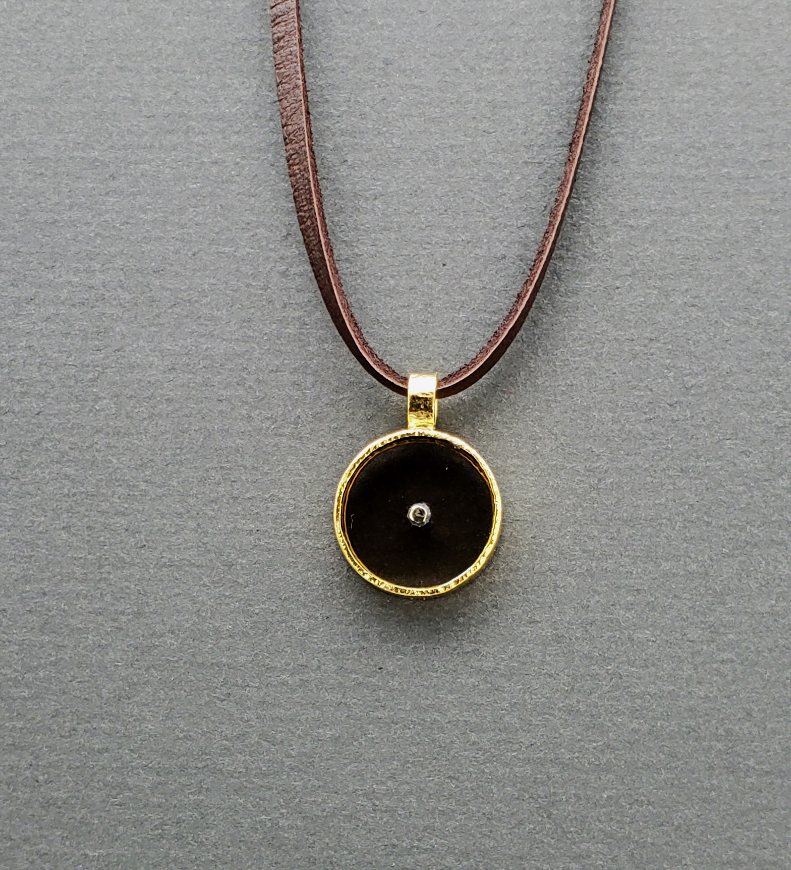 SMOKEY TOPAZ SUN PENDANT