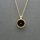 SMOKEY TOPAZ SUN PENDANT