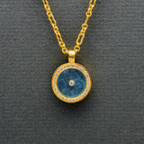 Aquamarine Sun 14kt Gold Pave Diamonds Sonia Tonkin