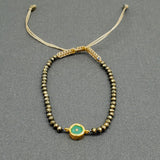 BEADED MACRAME BRACELET