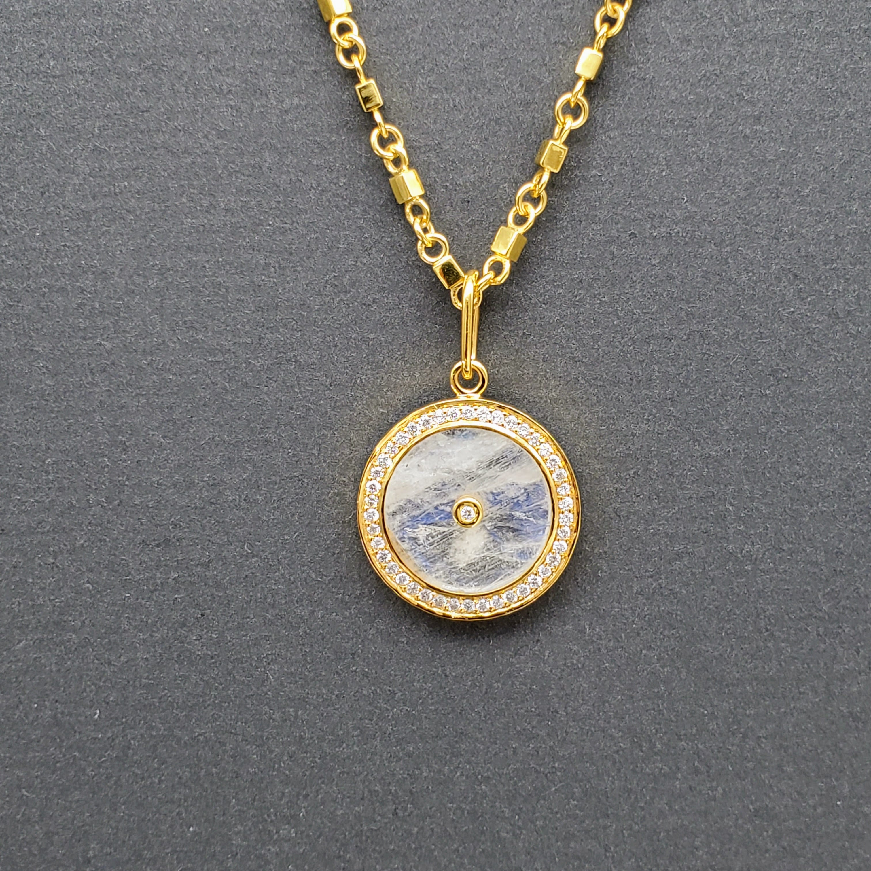 SUN MAGNIFIQUE 16MM GOLD NECKLACE