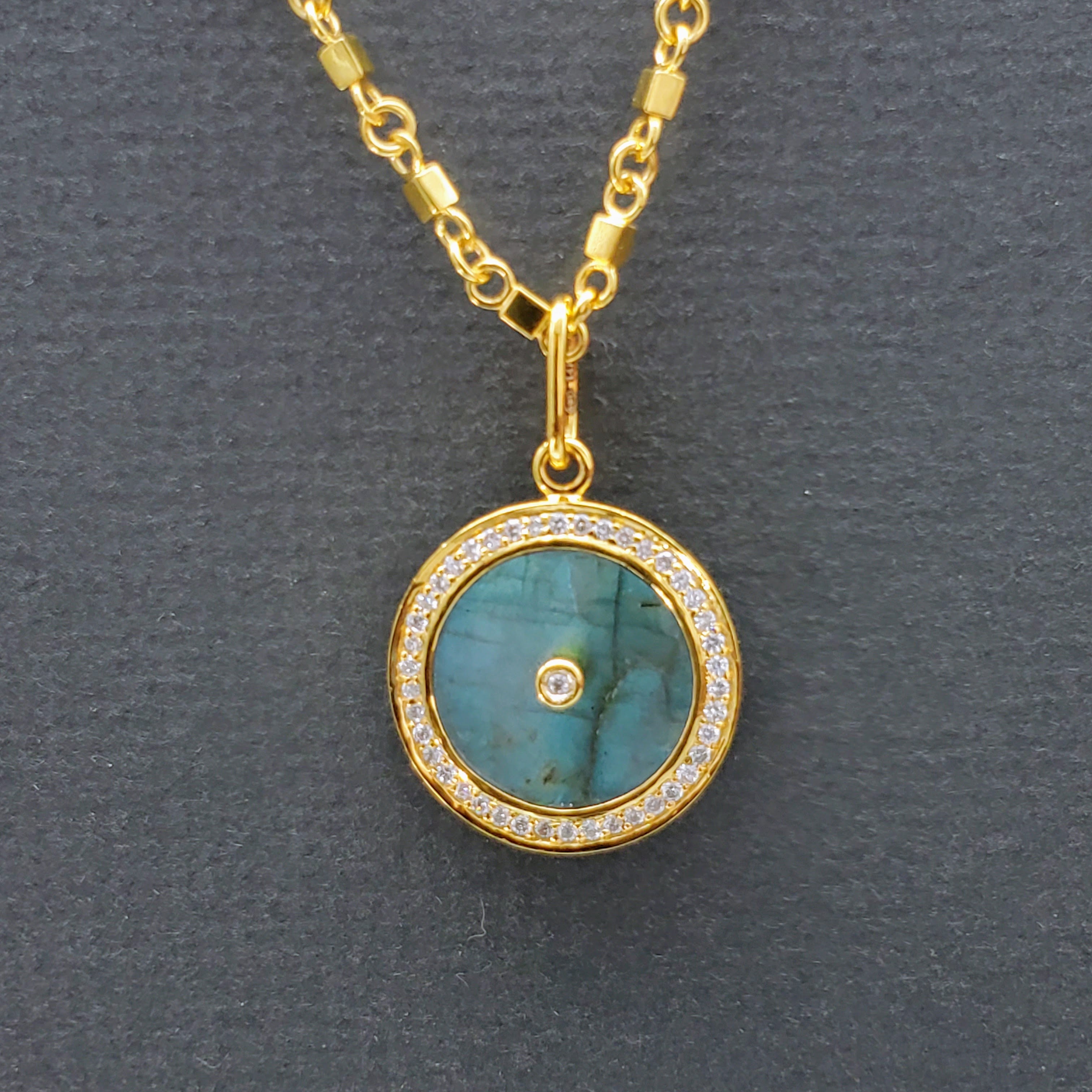SUN MAGNIFIQUE 16MM GOLD NECKLACE
