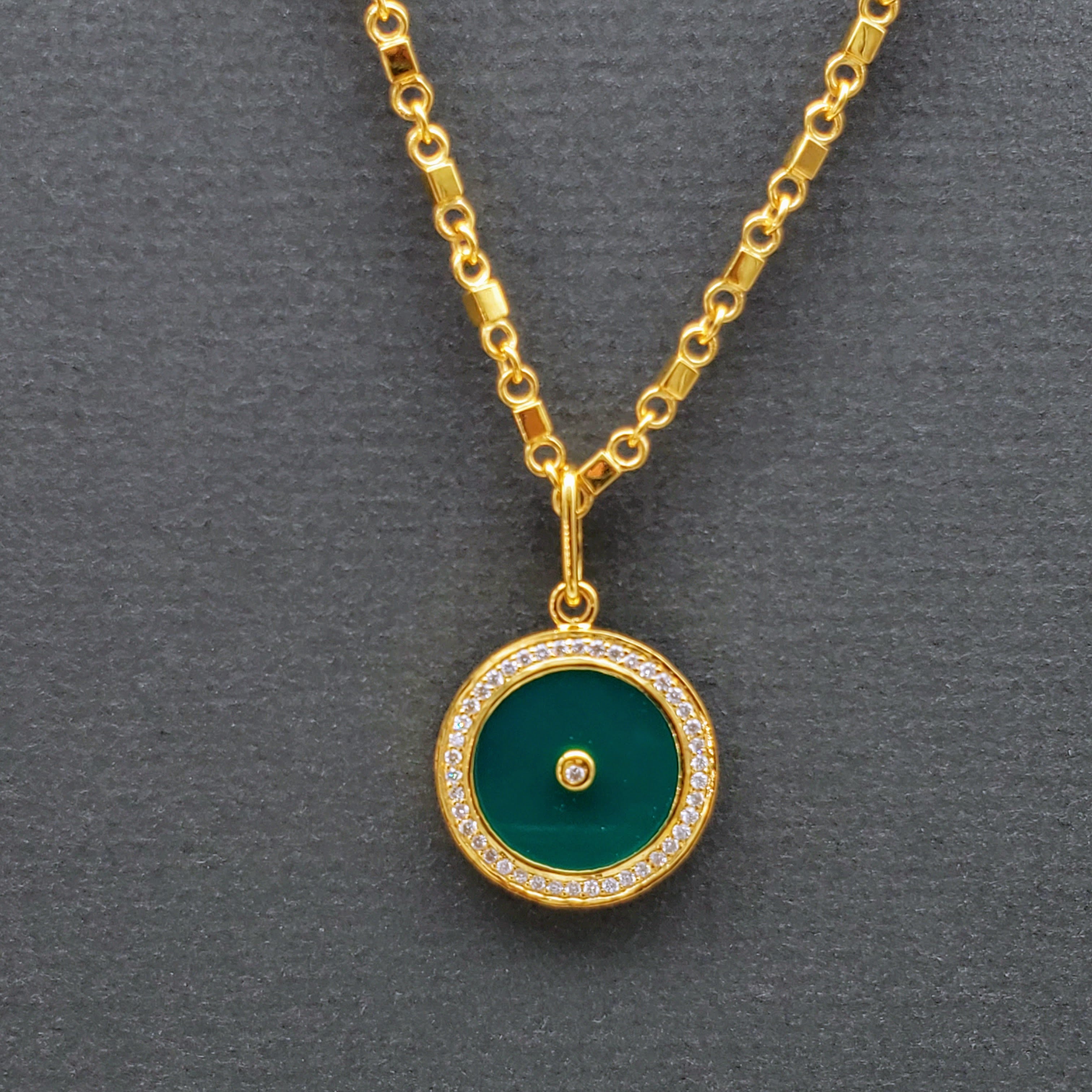 SUN MAGNIFIQUE 16MM GOLD NECKLACE