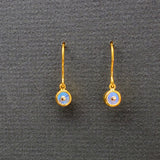 SUN GOLD EARRINGS 4MM