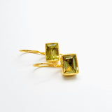 LEMON CITRINE GOLD EARRINGS