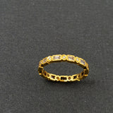 MIX DIAMONDS GOLD RING