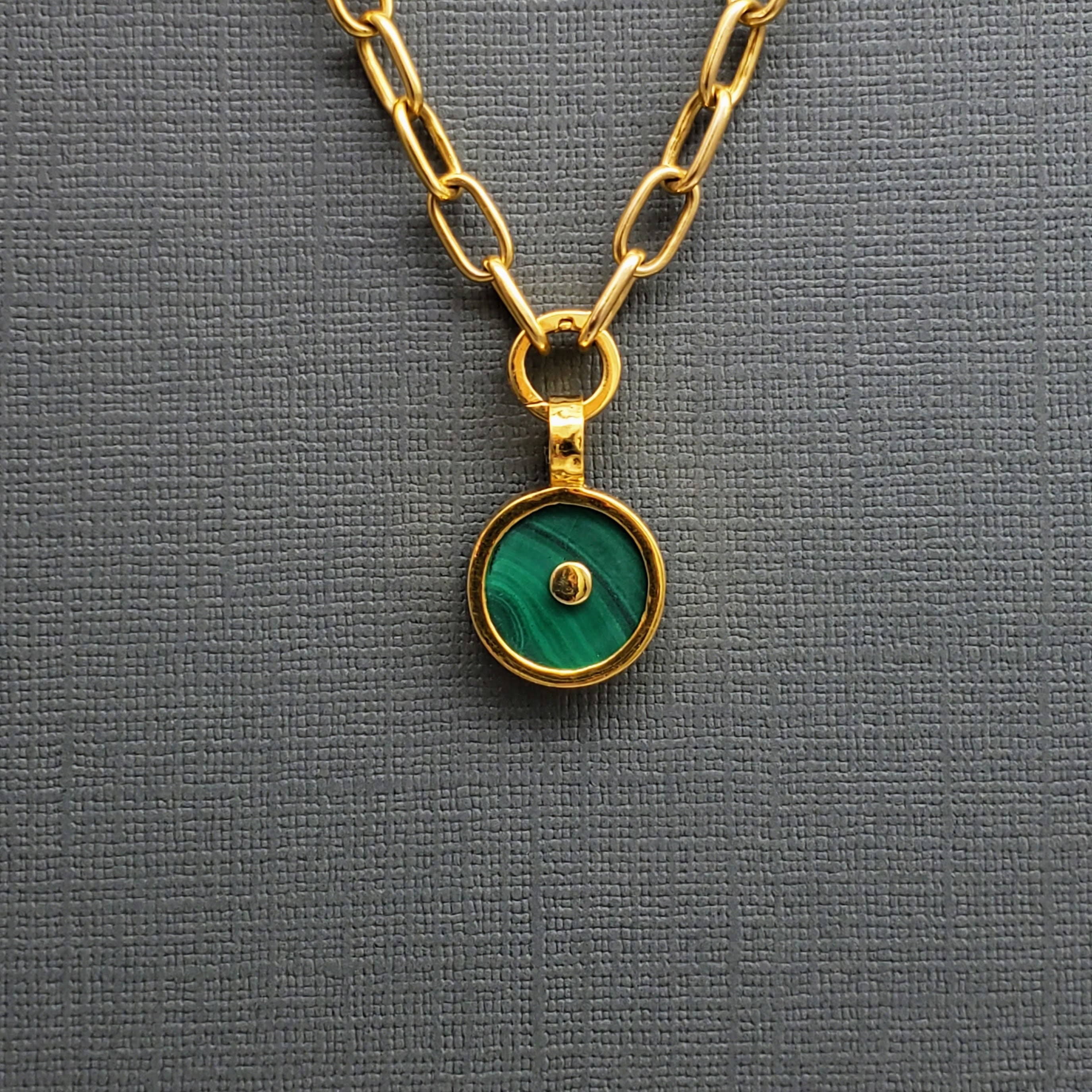 14MM SUN GOLD PENDANT