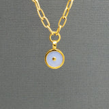 14MM SUN GOLD PENDANT