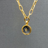 14MM SUN GOLD PENDANT