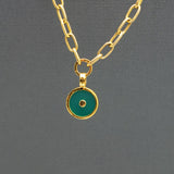 14MM SUN GOLD PENDANT