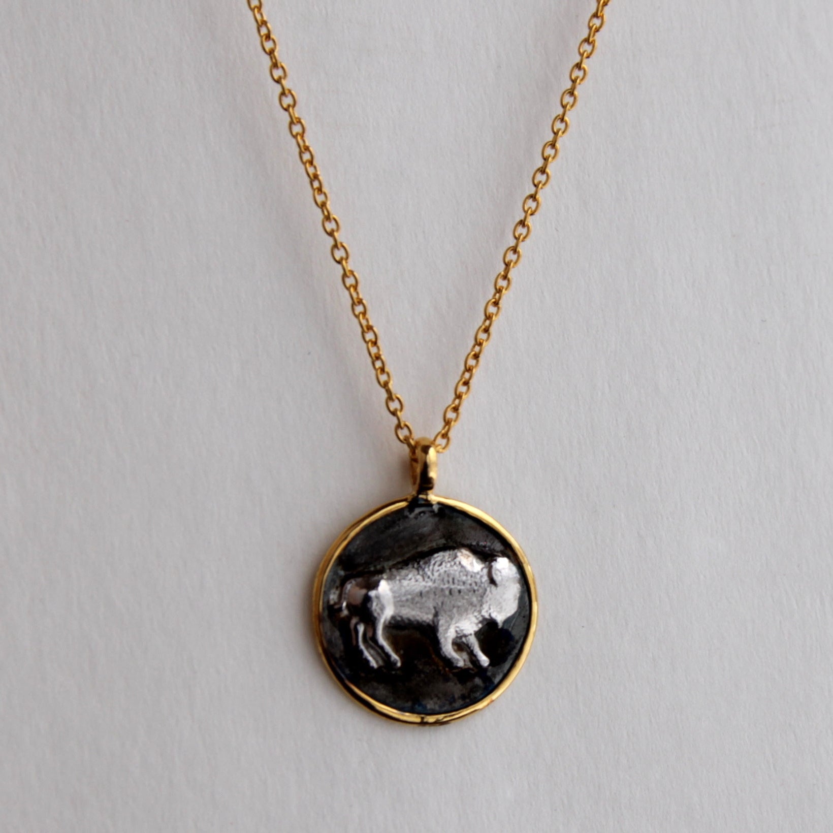 BISON GOLD NECKLACE SONIA TONKIN