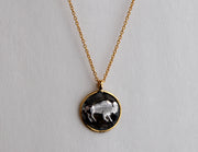 BISON GOLD NECKLACE SONIA TONKIN