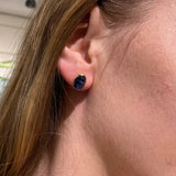 KYANITE GOLD POST EARRINGS