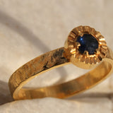 SAPPHIRE GOLD RING