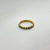 TURQUOISE 14KT GOLD RING SONIA TONKIN