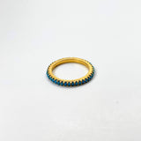 TURQUOISE 14KT GOLD RING