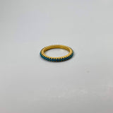 TURQUOISE 14KT GOLD RING