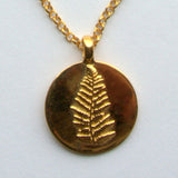 FERN GOLD NECKLACE