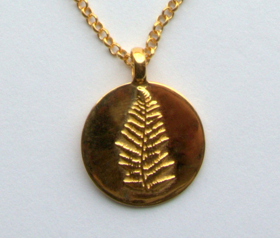 FERN GOLD NECKLACE