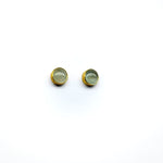 AQUAMARINE GOLD POST EARRINGS SONIA TONKIN
