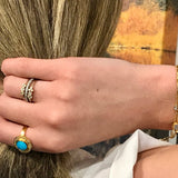 TURQUOISE GOLD BRACELET
