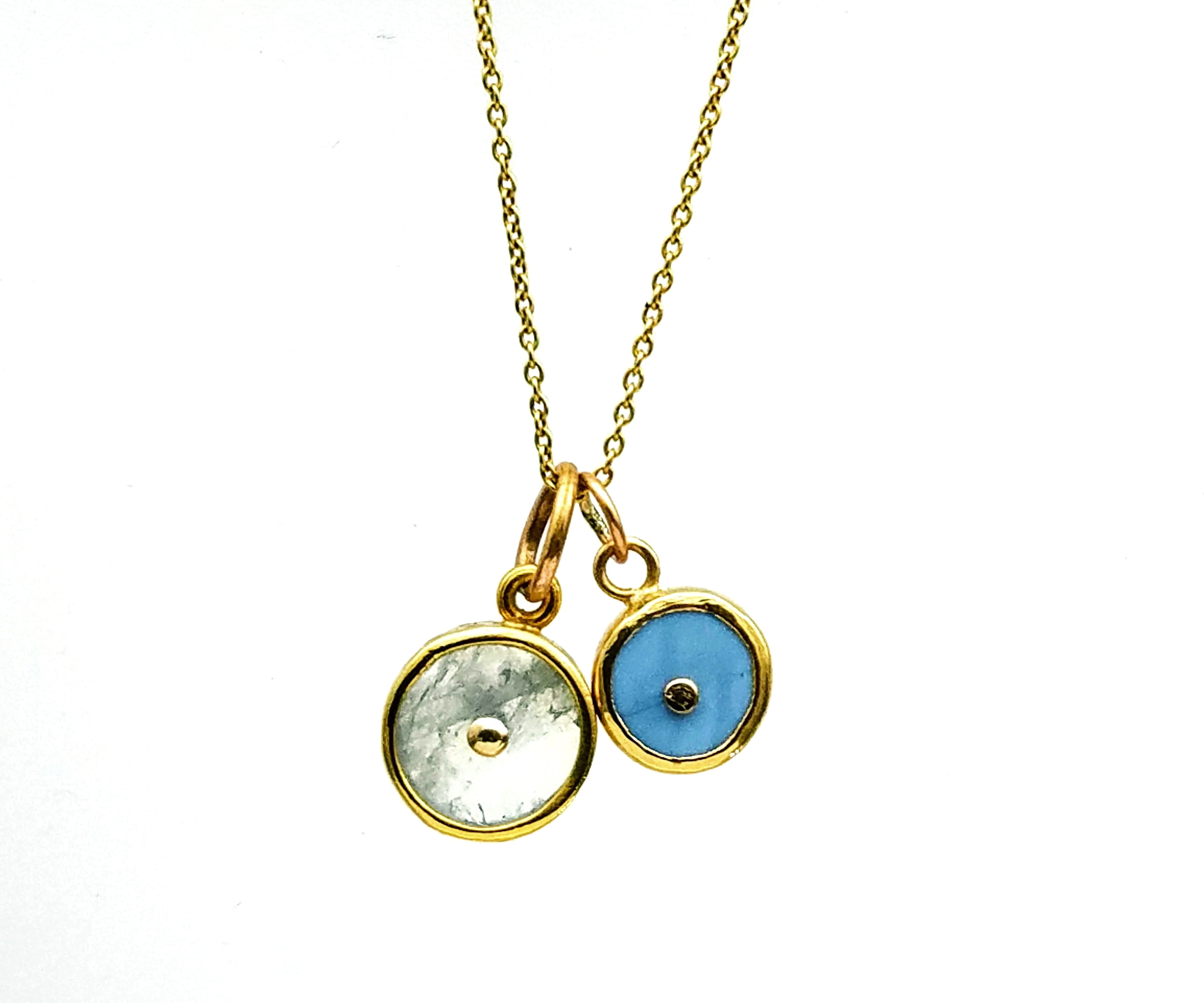 DOS SOL SIGNATURE GOLD NECKLACE SONIA TONKIN