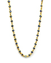 BLUE SAPPHIRE GOLD NECKLACE SONIA TONKIN